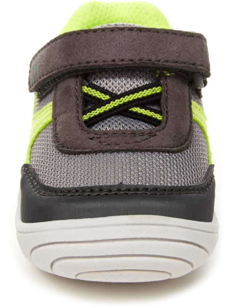 gogo sneaker littlekid grey neon grey neon 7