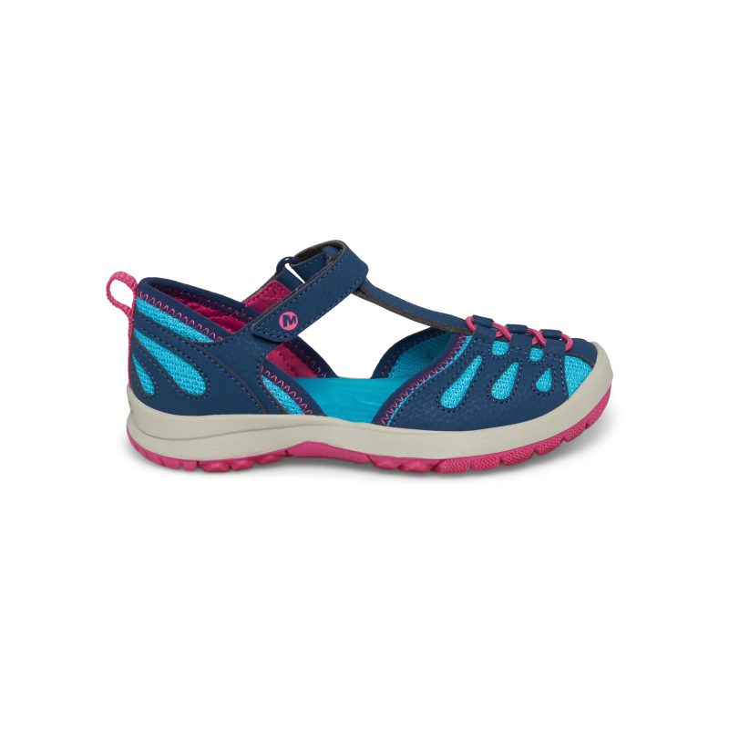 hydro lily sandal bigkid navy turquoise berry 1