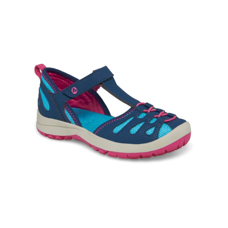 hydro lily sandal bigkid navy turquoise berry 2