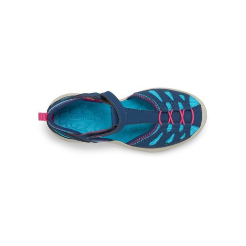 hydro lily sandal bigkid navy turquoise berry 6