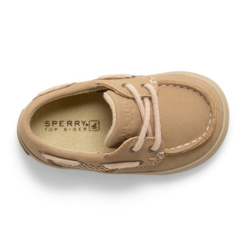 intrepid boat shoe littlekid linen oat 5