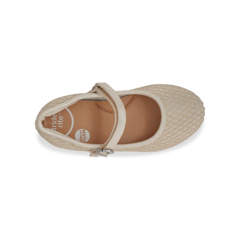 izzy ballet flat bigkid champagne 4