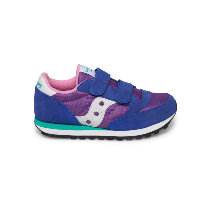 jazz double hook loop sneaker bigkid blue purple green blue purple green 1