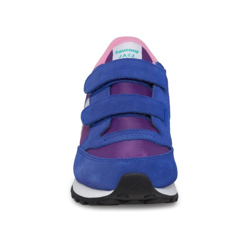 jazz double hook loop sneaker bigkid blue purple green blue purple green 5