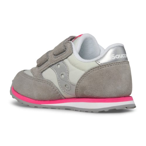 jazz hook loop sneaker bigkid grey silver pink grey silver pink 3