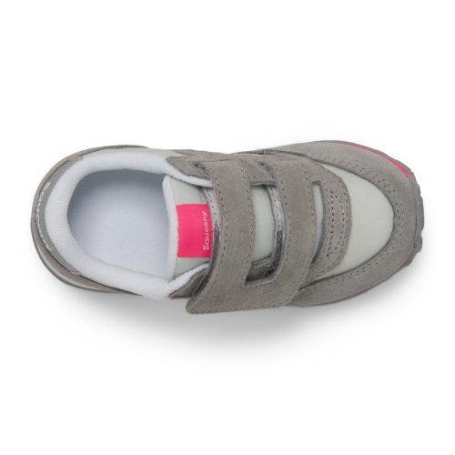 jazz hook loop sneaker bigkid grey silver pink grey silver pink 5