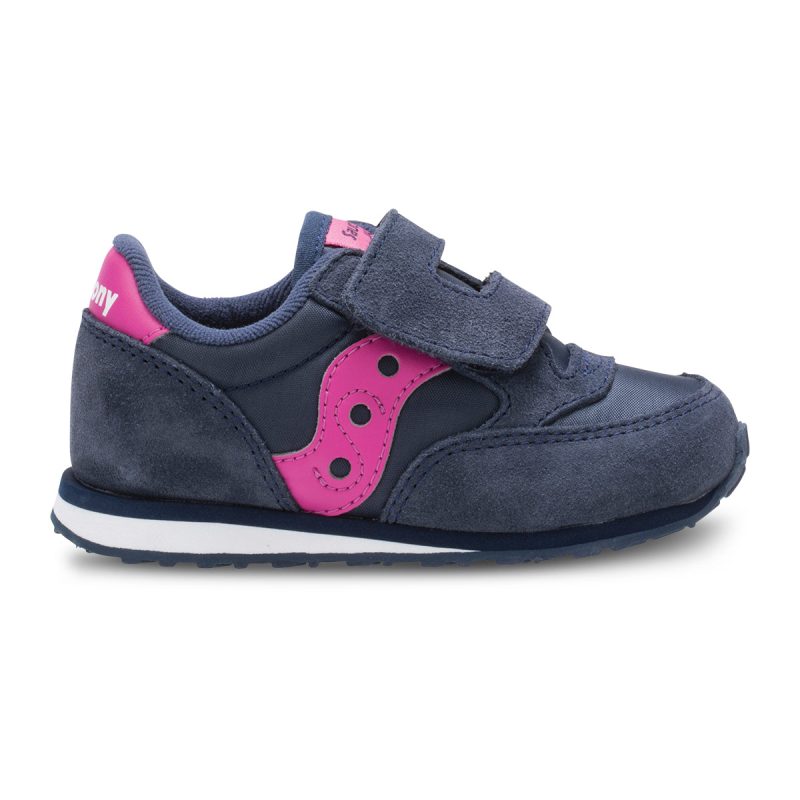 jazz hook loop sneaker bigkid navy pink navy pink 1