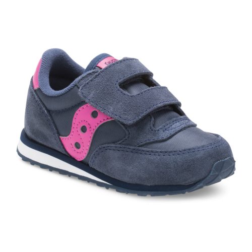 jazz hook loop sneaker bigkid navy pink navy pink 2