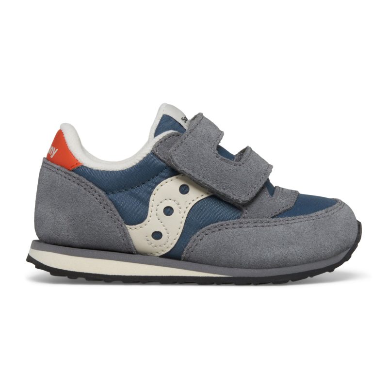 jazz hook loop sneaker littlekid grey blue orange grey blue orange 1