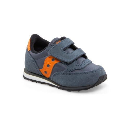 jazz hook loop sneaker littlekid grey orange grey orange 2