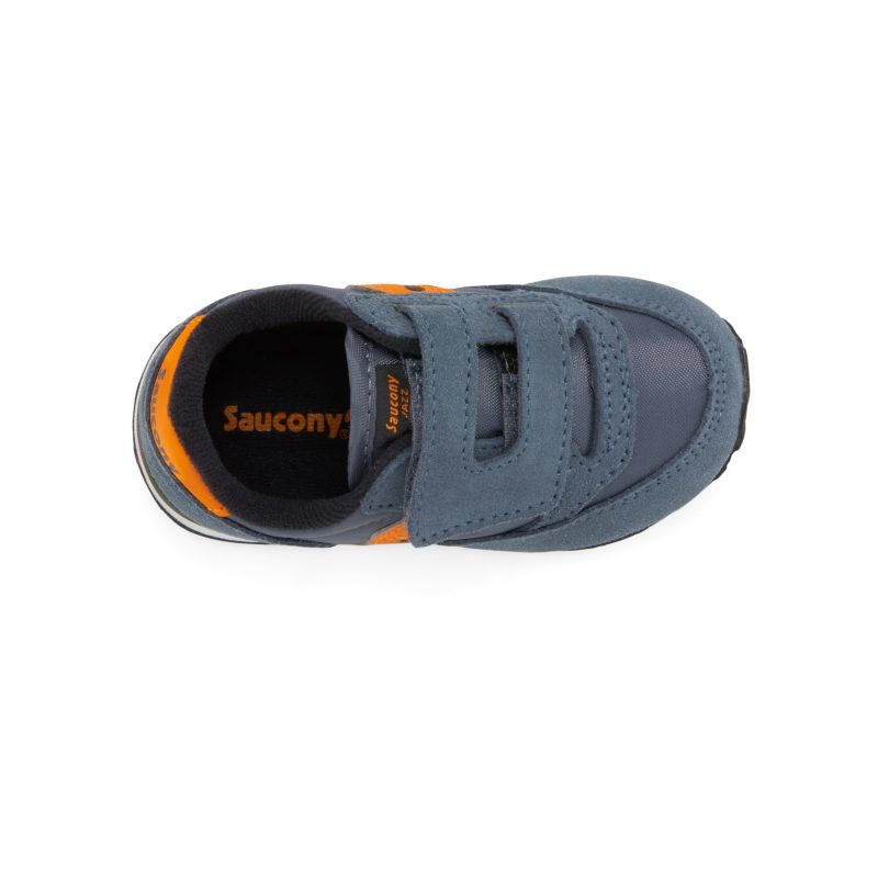 jazz hook loop sneaker littlekid grey orange grey orange 6