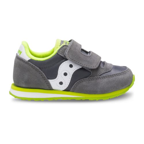 jazz hook loop sneaker littlekid grey white green grey white green 3