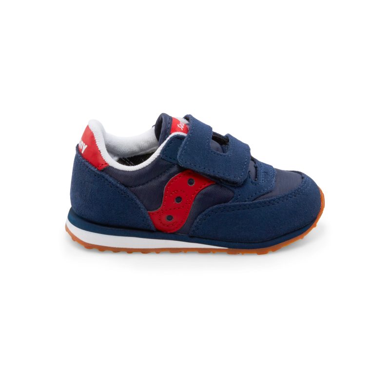 jazz hook loop sneaker littlekid navy red navy red 1