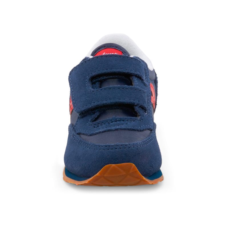 jazz hook loop sneaker littlekid navy red navy red 5