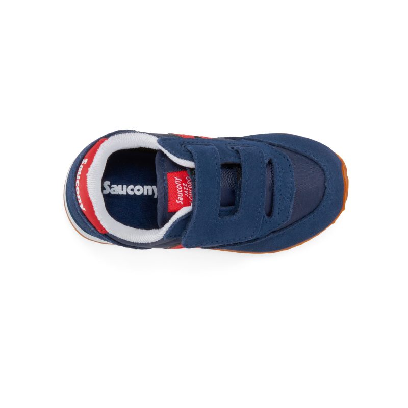 jazz hook loop sneaker littlekid navy red navy red 6