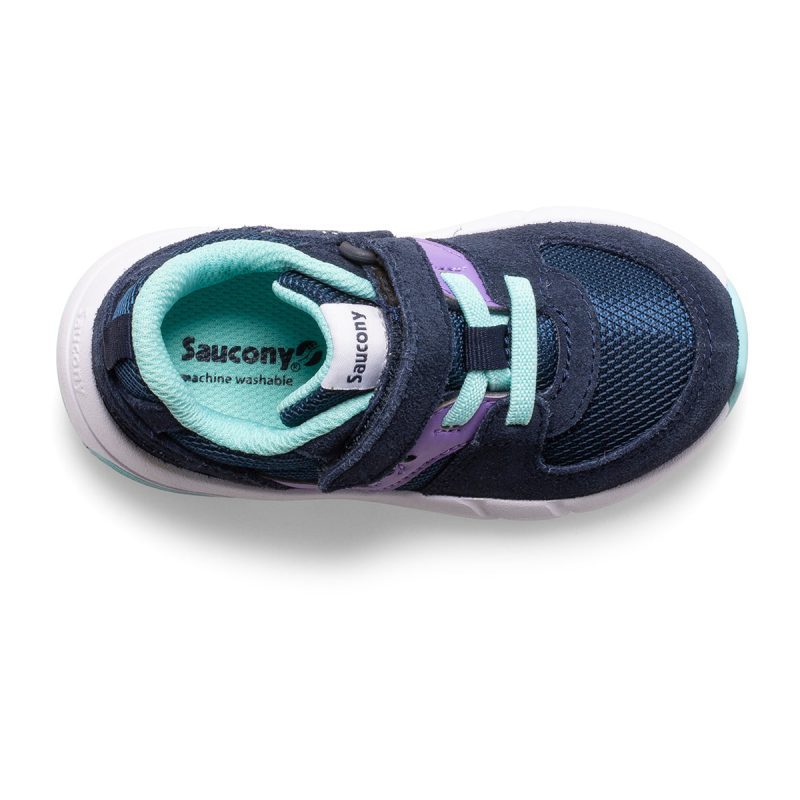 jazz lite 20 sneaker littlekid navy purple turquoise 5