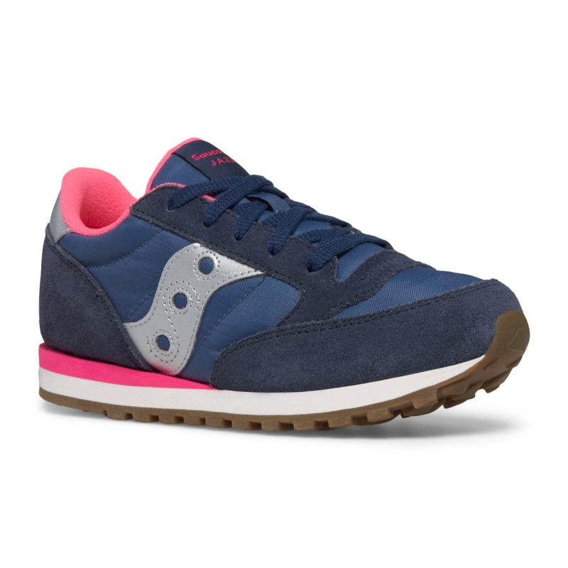 jazz original sneaker bigkid navy silver pink navy silver pink 2