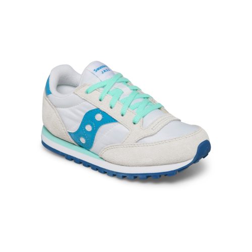 jazz original sneaker bigkid white blue green 2