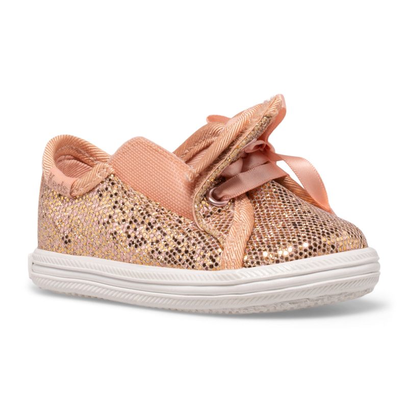 kickstart celebrations crib sneaker littlekid rose gold rose gold 4