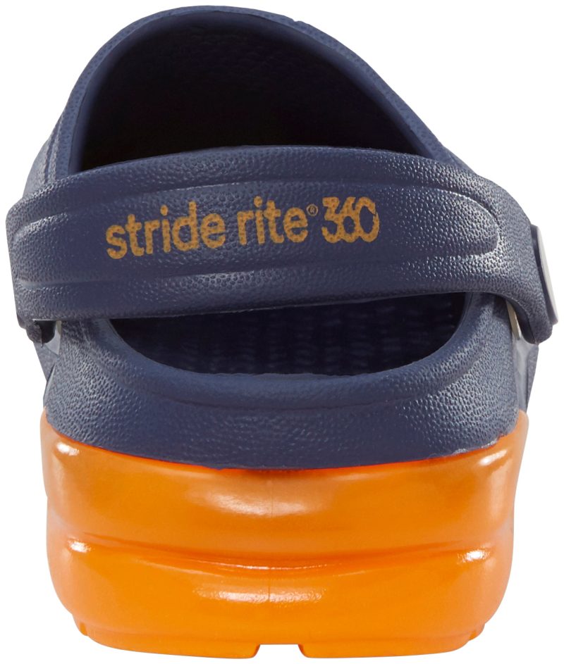 lightup bray clog littlekid navy orange 3