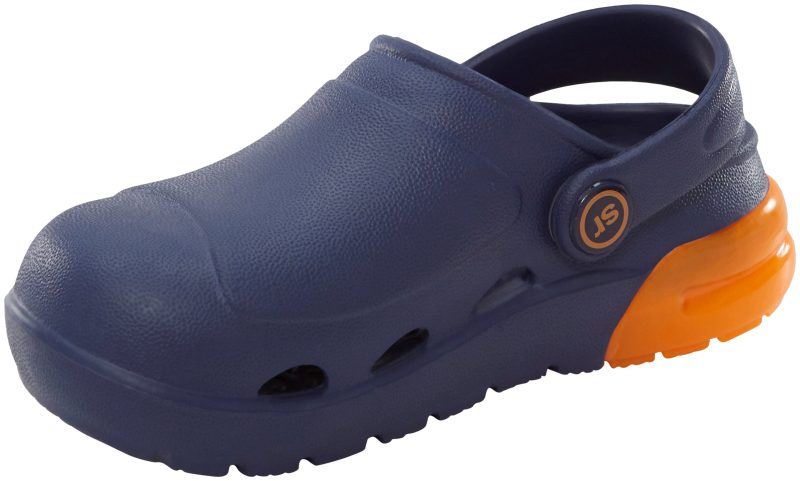 lightup bray clog littlekid navy orange 8