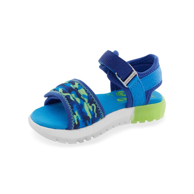 lightup kitt sandal bigkid blue 9