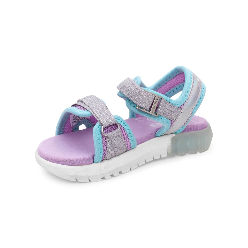 lightup sevita sandal bigkid iridescent iridescent 9