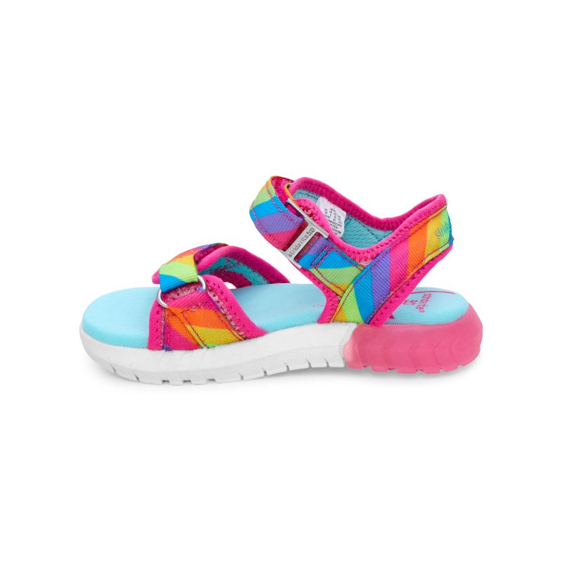 lightup sevita sandal bigkid hot pink 4