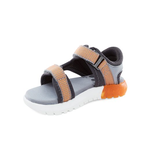 lightup vinnie sandal bigkid orange orange 8