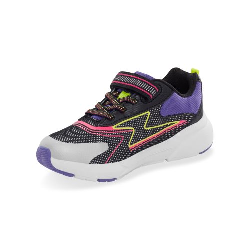 lightup zips cosmic 20 sneaker bigkid black neon black neon 8