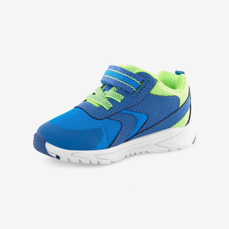 made2play bolt sneaker littlekid blue neon 8