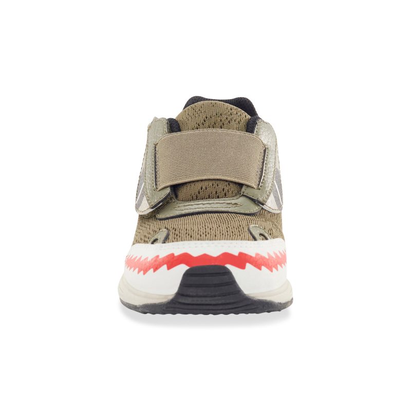 made2play lightup monster sneaker bigkid olive 4