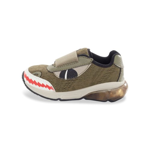 made2play lightup monster sneaker littlekid olive 8