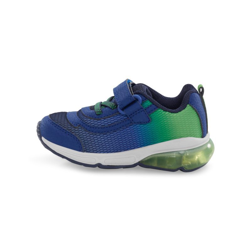 made2play lightup surge bounce sneaker littlekid navy green 4