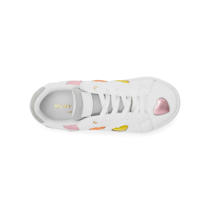 mini lane love sneaker bigkid white 4