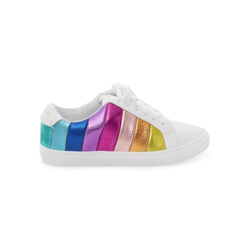 mini lane stripe sneaker bigkid white 1