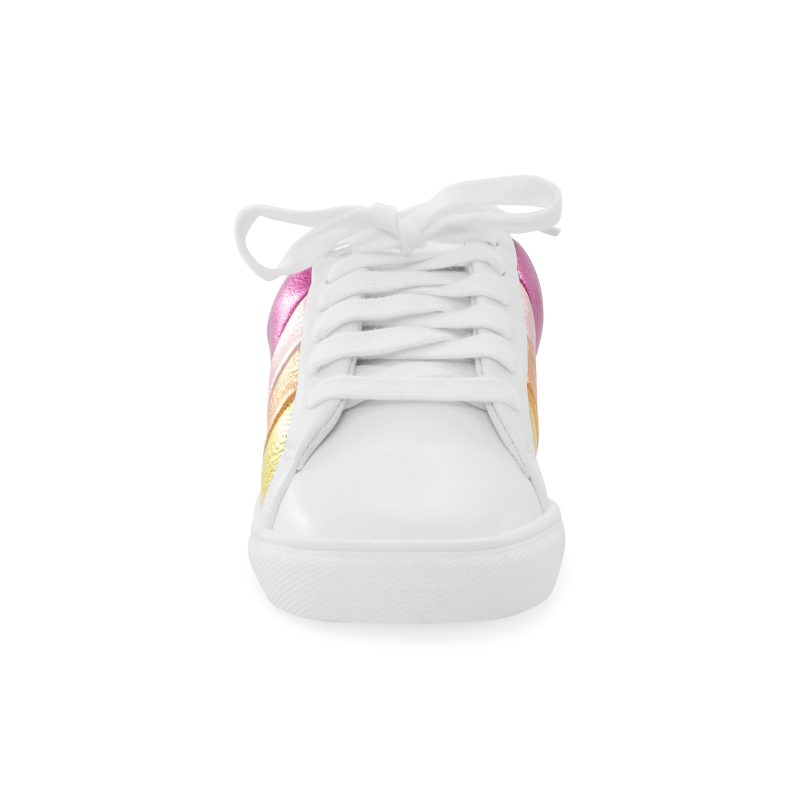 mini lane stripe sneaker bigkid white 4