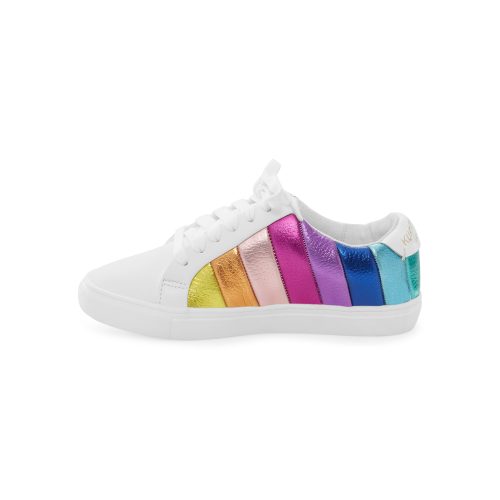 mini lane stripe sneaker bigkid white 7