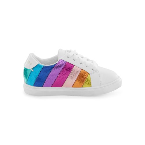 mini lane stripe sneaker littlekid white 1