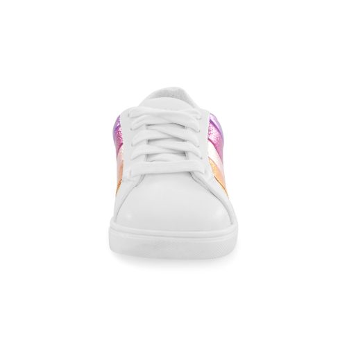 mini lane stripe sneaker littlekid white 4