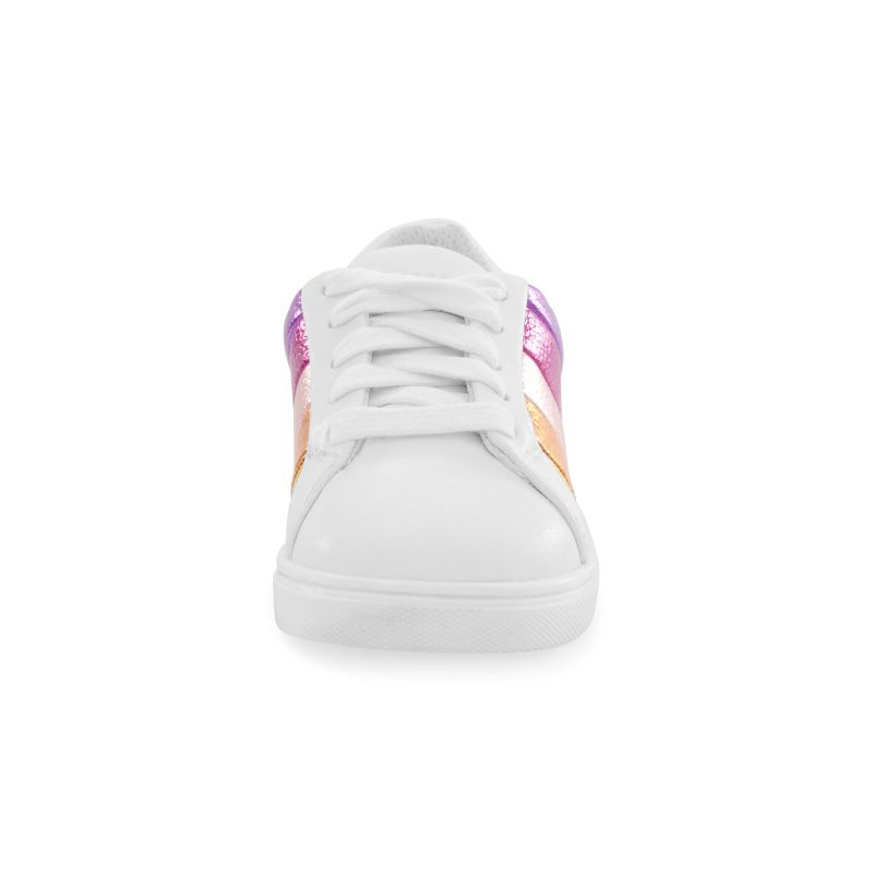 mini lane stripe sneaker littlekid white 4