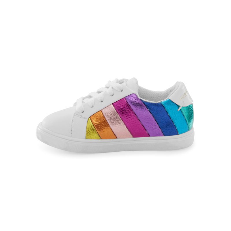 mini lane stripe sneaker littlekid white 7