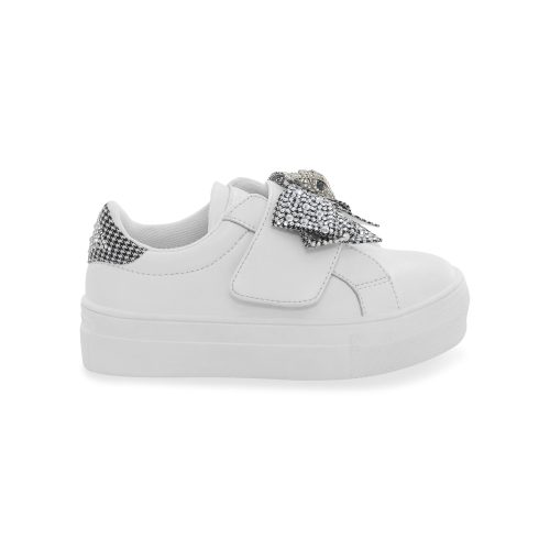 mini laney bow sneaker littlekid white 1