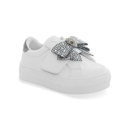 mini laney bow sneaker littlekid white 2