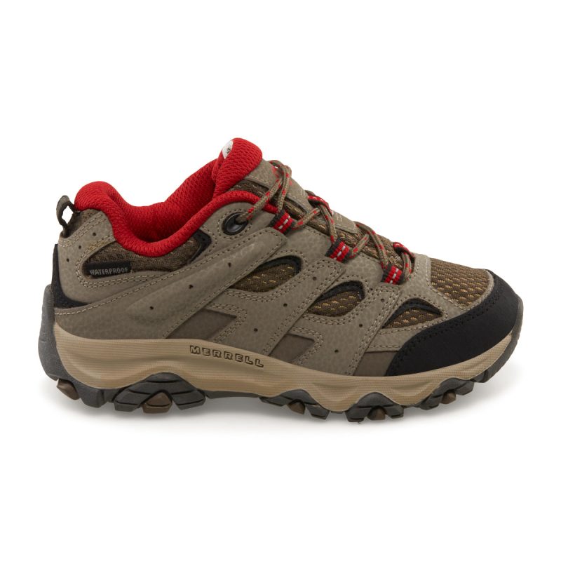 moab 3 low waterproof hiker bigkid boulder red boulder red 1