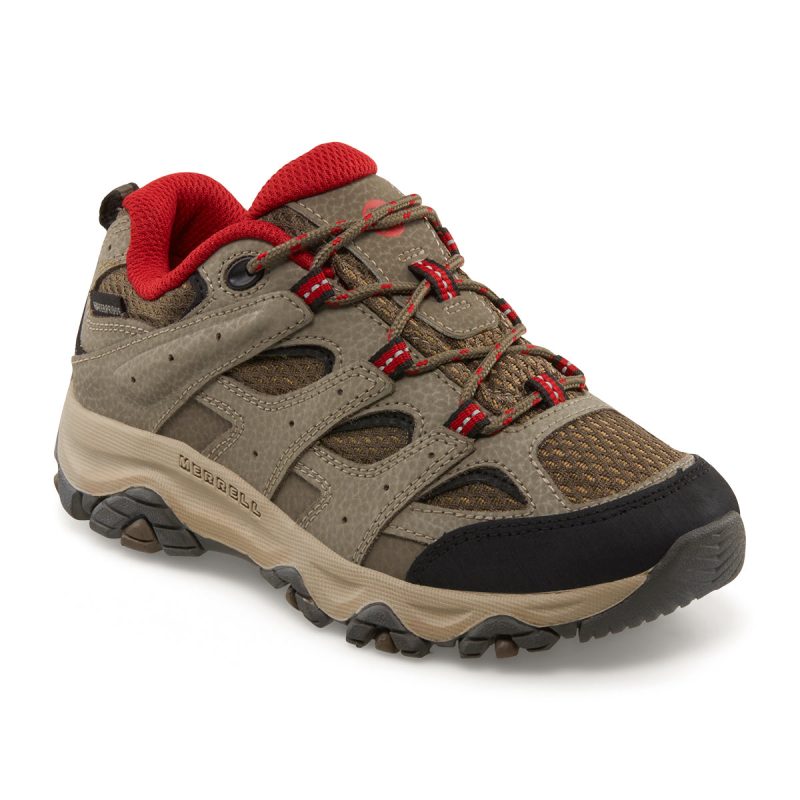 moab 3 low waterproof hiker bigkid boulder red boulder red 2