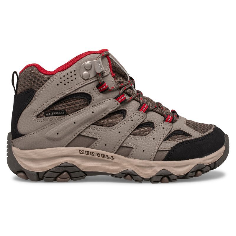 moab 3 mid waterproof hiker bigkid boulder red boulder red 1