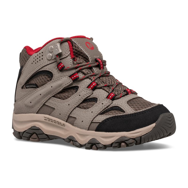 moab 3 mid waterproof hiker bigkid boulder red boulder red 2