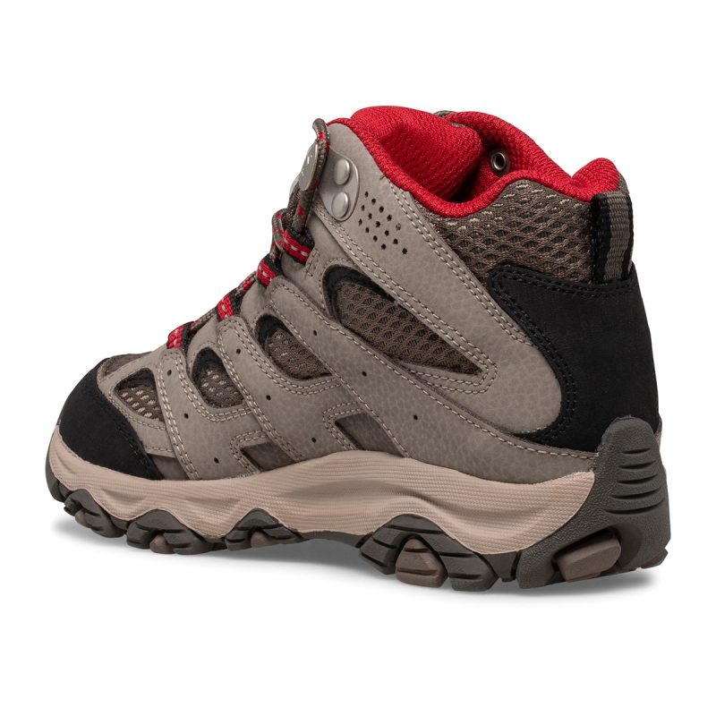 moab 3 mid waterproof hiker bigkid boulder red boulder red 3