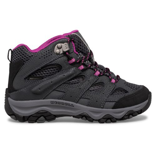 moab 3 mid waterproof hiker bigkid granite berry 1